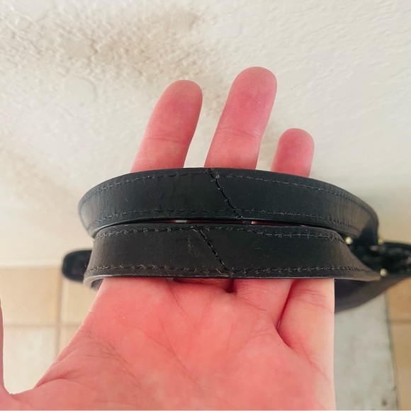 HOBO Black Leather Turn-lock Tote Bag - Picture 7 of 14